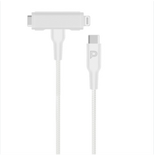 Load image into Gallery viewer, Powerology Braided USB-C to USB-C Lightning 1.2m