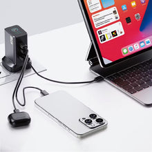Load image into Gallery viewer, Powerology GaNex 67W Multi-Port Adapter-Black