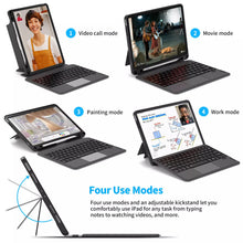 Load image into Gallery viewer, Wiwu Mag Touch iPad Keyboard Case 12.9-Black