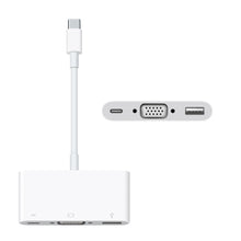 Load image into Gallery viewer, Apple USB-C VGA Multiport Adapter - White
