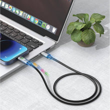 Load image into Gallery viewer, Green Lion LED Braided Cable USB-C To Lightning 1M-Black