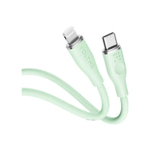 Load image into Gallery viewer, Voltme Powerlink Moss Silicon Cable USB-C to Lightning 1.2M