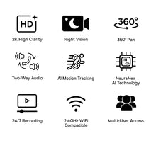 Load image into Gallery viewer, Baseus Security P1 Lite indoor Camera 2K
