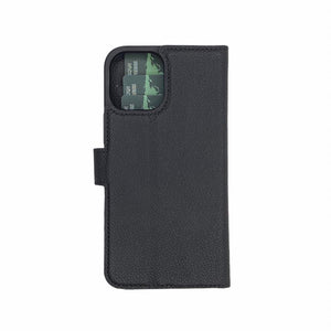 EXTEND Genuine Leather card holder cover drop1 (12 / 12 pro)(Black)