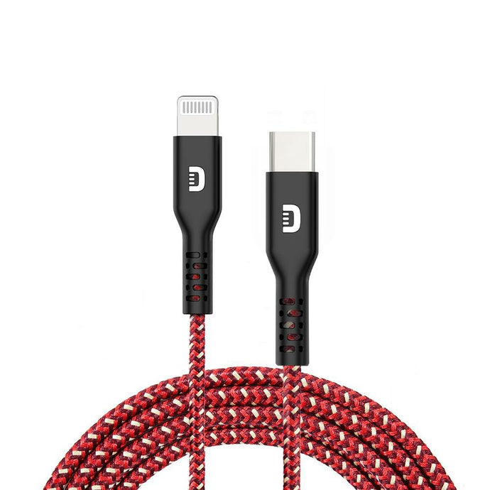 Zendure SuperCord Charge/Sync USB-C to Lightning  Cable 1m - Red