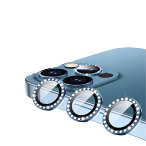 Green diamond camera lens (12 pro max) (Blue)