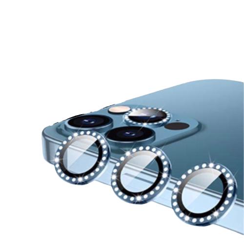 Green diamond camera lens (12 pro max) (Blue)