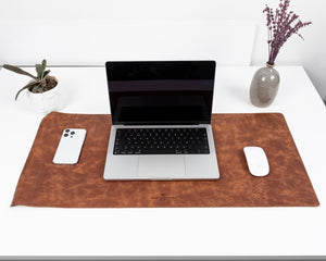 EXTEND Genuine Leather Desk Pad Small