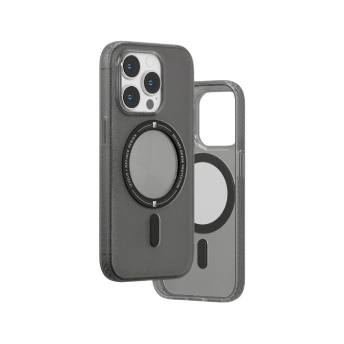 Levelo William Magsafe Case For 14 Pro Max - Black