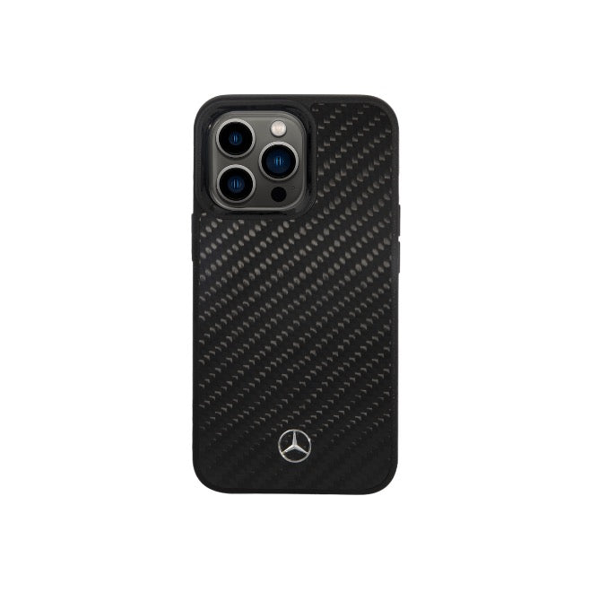 Mercedes-Benz Carbon Magsafe Case For 14 Pro - Black