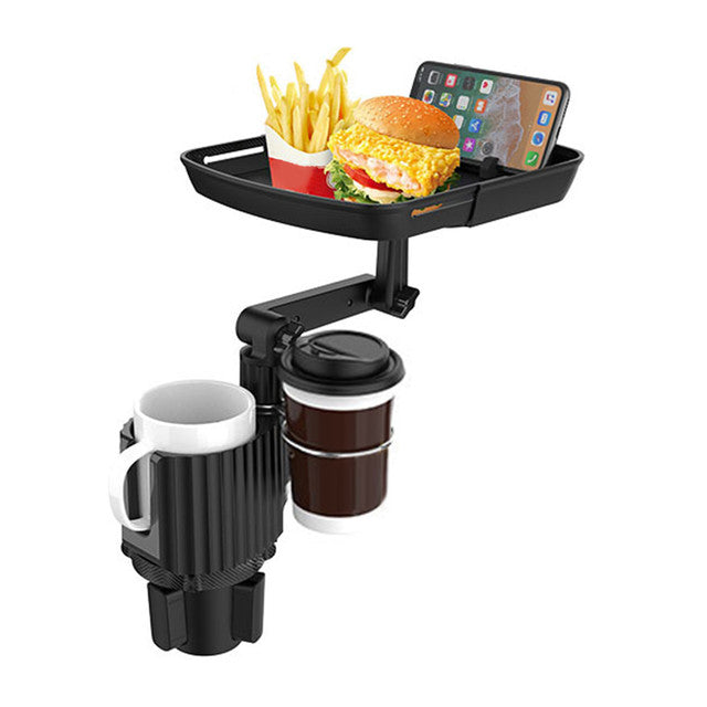 Car Cup Holder With Food Tray