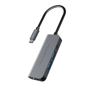 Powerology 4in1 USB-C HUB with HDMI & USB 3.0