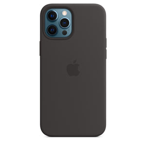 iPhone 12 ProMax Silicone Case - Black