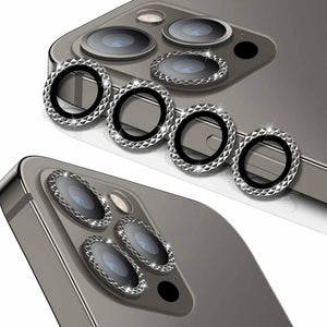 Green diamond camera lens (12 pro) (Black)