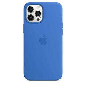 iPhone 12 ProMax Silicone Case - Blue