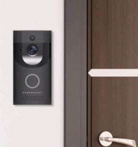 Powerology Smart Video Doorbell (Black)
