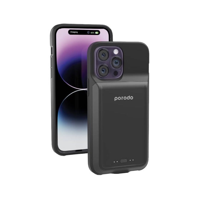 Porodo 5000mAh Wireless Charging Battery Case 14 Pro