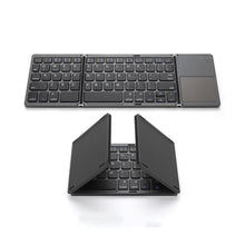 Load image into Gallery viewer, Foldable Bluetooth Keyboard with Touchpad-B033
