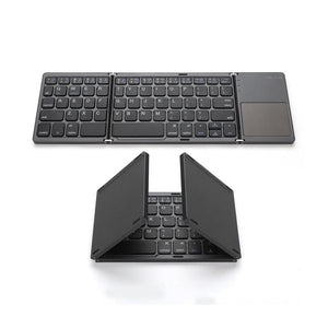Foldable Bluetooth Keyboard with Touchpad-B033