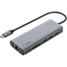 Load image into Gallery viewer, Belkin USB-C 6-in-1 Multiport Adapter

