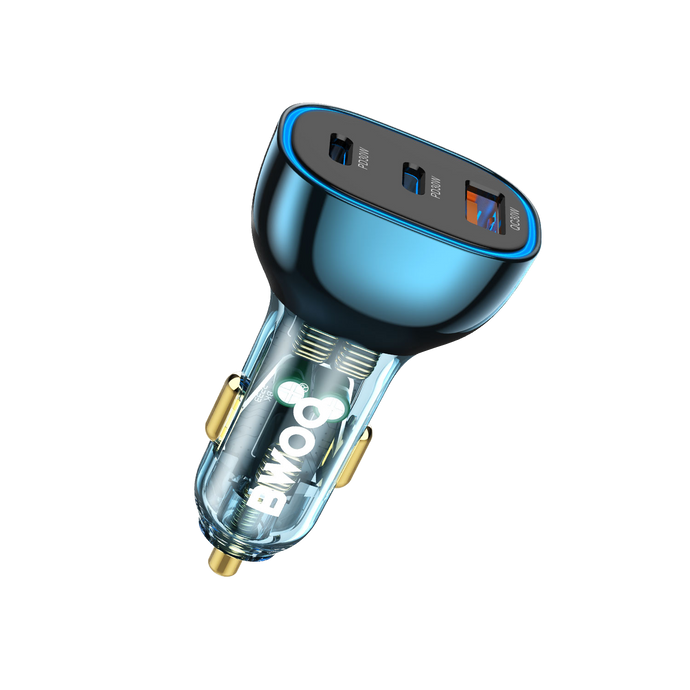 BWOO BO-CC99 3 Port Car Charger 90W-Black