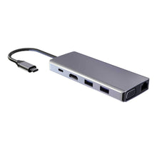 Load image into Gallery viewer, Powerology 11-IN-1 USB-C HUB Ethernet HDMI VGA
