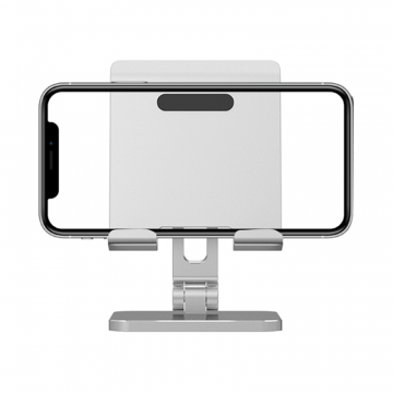 Wiwu Desktop Mobile Stand For Phone & Tablet-Silver