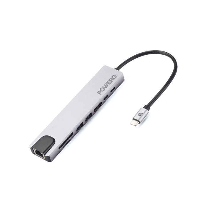 Powero Plus Hyper 8in1 Type-C HUB PD 100W