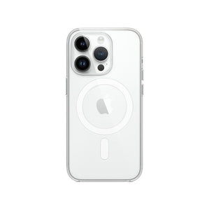 Green Anti-Shock Case For 14 Pro - Clear