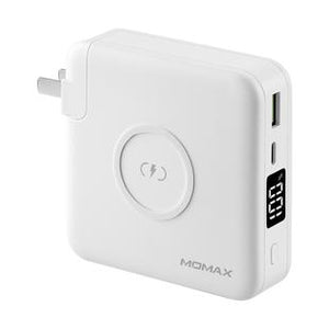 Momax Q-Power Plug Wireless Portable PD Charger 10000mAh(White)