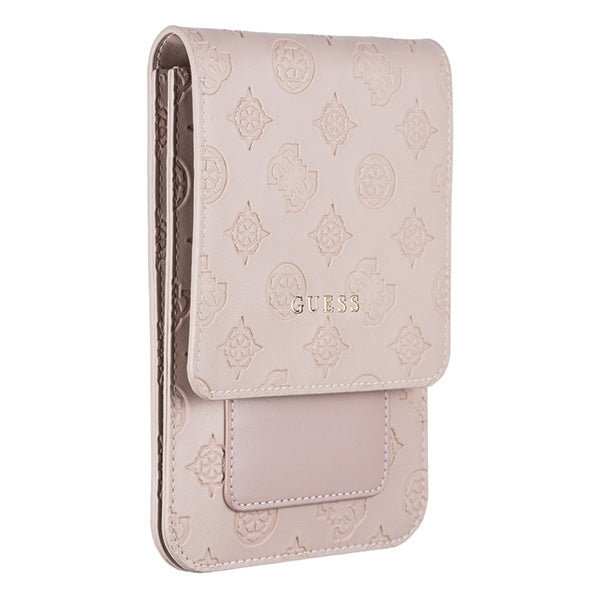 GUESS Wallet Universal Phone Bag with Strap - Pink