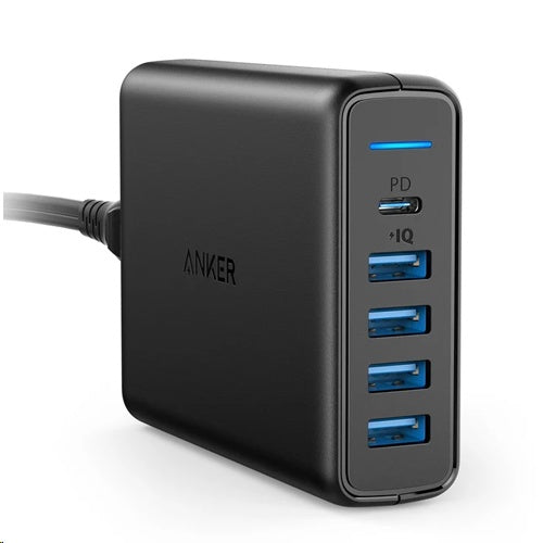 Anker PowerPort I PD with 1 PD and 4 PIQ(Black)