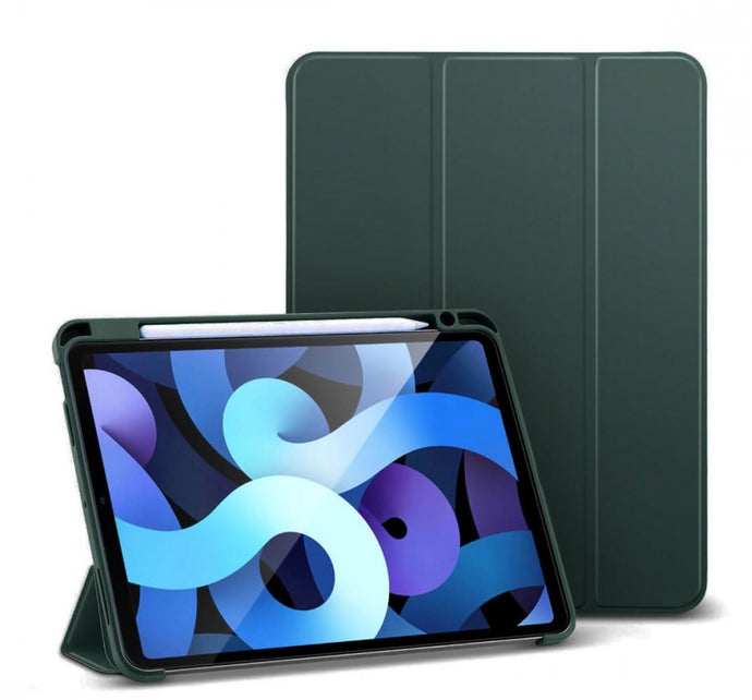 Green Premium Vegan Leather Case iPad 10.9 (2020) - Green