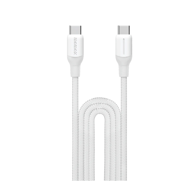 Momax 1-Link Flow CC 100W Usb-C 2.0m Braided Cable - White