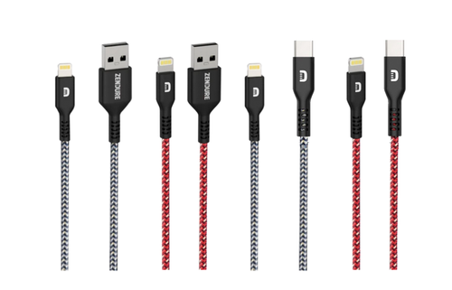 Zendure SuperCord Lightning Variety 4-Pack(br)