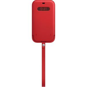 iPhone 12/12 Pro Leather Case - Red