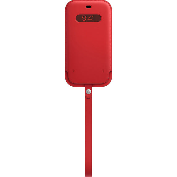 iPhone 12/12 Pro Leather Case - Red