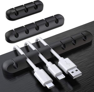 Ahastyle premium cable management clip (Black)