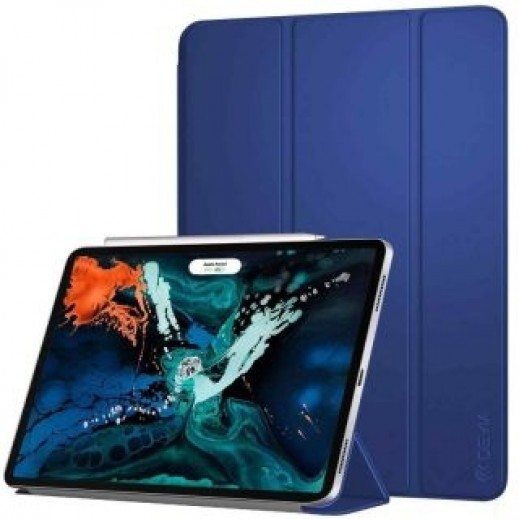 Devia iPad 10.2 Invisible Pencil Slot Case (Blue)