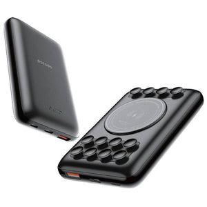 Porodo 10000mAh Suction Power Bank-Black