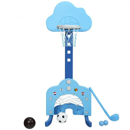 Basketball Stand 3in1 - Blue