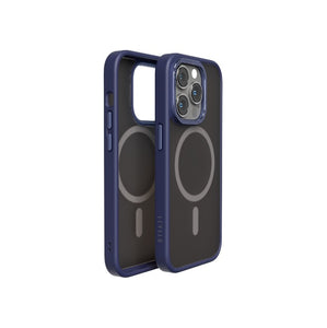 Levelo Kayo Magsafe Matte Case For 14 Pro Max - Dark Blue