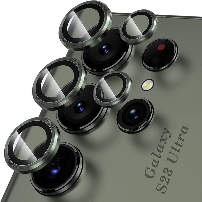 Green Camera Lens Armor S23 Ultra - Green