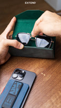 Load image into Gallery viewer, EXTEND Genuine Leather Glasses Case
