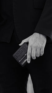 Night Edition Genuine Leather Wallet 5239 - Matte Black