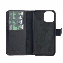 Load image into Gallery viewer, EXTEND Genuine Leather card holder cover drop1 (12 pro max)(Black)
