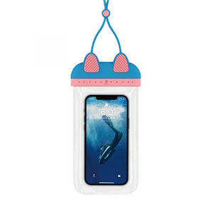 Wiwu Kitty Waterproof Bag-Blue/Pink