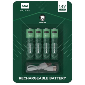 Green Lion AAA Rechargeable Battery 500 mWh