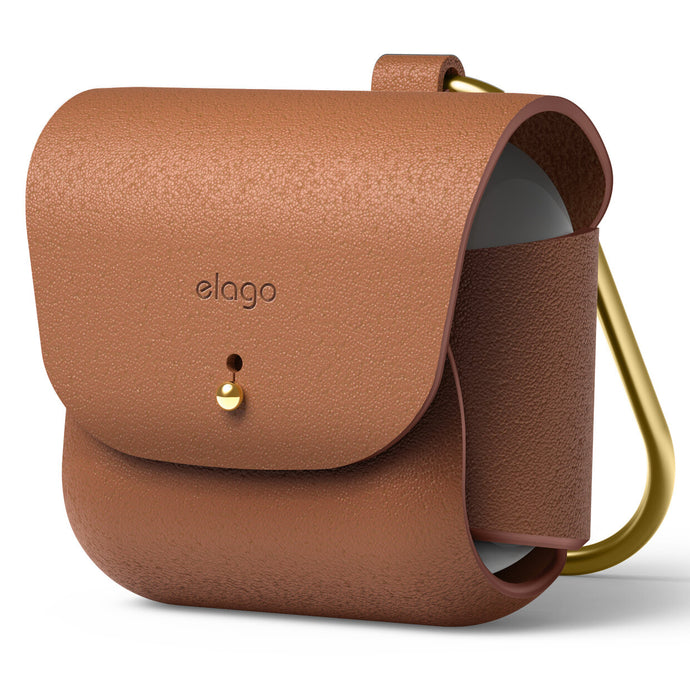 Elago Genuine Leather For Airpods 3 - Brown