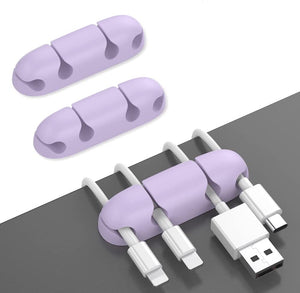 Ahastyle 5Pack Cable Clip - Purple